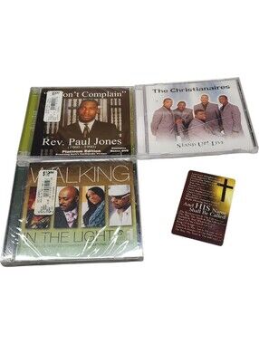 3pc Gospel CD Set - Rev. Paul Jones, Christianaires, Walking In The Light